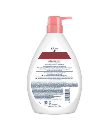 Do.vee Relaxing Almond Cream Body Wash with Hibiscus - 1L Moisturizing Shower Gel for Soft Skin | Gentle Cleanser with Naturally Derived Ingredients - Buy Online on GoSupps.com
