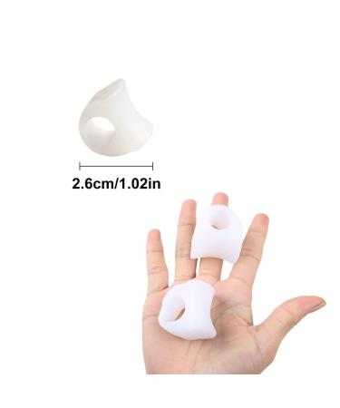 Jinwori 8-Part Gel Toe Separator | Small Toe Separator for Running Hiking & Yoga - Prevent Overlapping & Rubbing - Buy Online on GoSupps.com