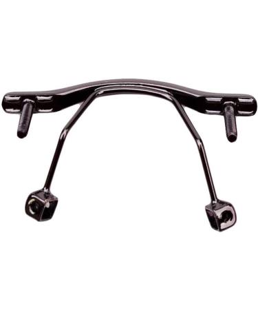 Metal Replacement Nose Bridge 1 Piece Replacement Nose Bridge for Rimless Glasses Made of Metal Black