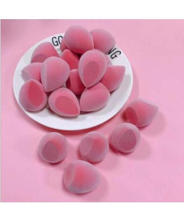 Microfiber Velvet Rose Makeup Sponge - Latex-Free Dual Layer Blender for Flawless Foundation Powder & Cream Makeup (Pink - Buy Online on GoSupps.com