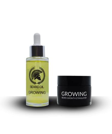 New on Amazon! Beard and Hair Growth Kit. 92% Effective. Growth Oil + Basame. Verifiable Results. Made in Spain. Castor Oil. Macadamia, Rosemary, Biotin