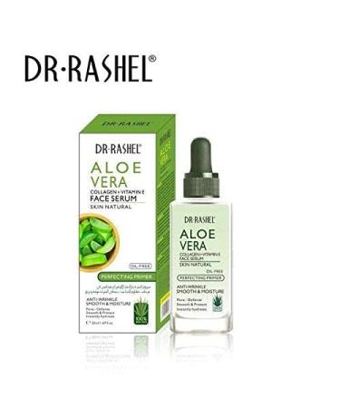 Dr Rashel Aloe Vera Collagen Face Serum with Vitamin E | Anti-Wrinkle & Hydrating Moisture - 1.69 oz - Buy Online on GoSupps.com