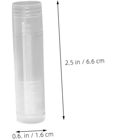 Healvian 100pcs Empty Lipstick Tube Clear Lipstick Tube Lip Plumper Gloss Clear Lip Gloss Tubes Bulk Pp - Buy Online on GoSupps.com