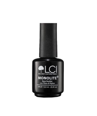 LCI Cosmetics Monolite Base Builder Gel with Nylon Fiber 15 ml Transparent