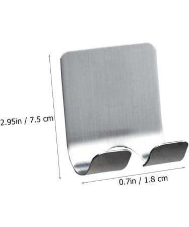 Zerodeko 60 pc Strong Sticky Hooks | Stainless Steel Self-Adhesive Bathroom Razor Holders & Hangers | Heavy-Duty Aluminum Bracket - Buy Online on GoSupps.com