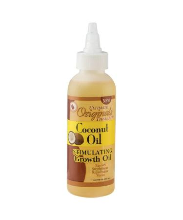 Originals by Africa's Best Therapy Coconut Oil Stimulating Growth Oil  Penetrates & Rejuvenates Hair  Skin and Nails For All Day Long Moisturizing and Conditioning  4oz Bottle 4 Fl Oz (Pack of 1)