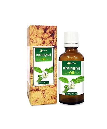Bhringraj (Eclipta alba) Essential Oil 100% Natural - Undiluted Cold Pressed Aromatherapy Premium Oil - Therapeutic Grade - 30ml 30 ML (1.01 OZ) (Without Dropper)