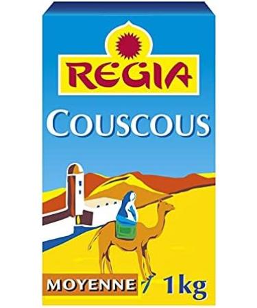  Epicerie sal e REGIA - Medium Couscous Semolina 1kg - Pack of 4 - Special Offer - Buy Online on GoSupps.com