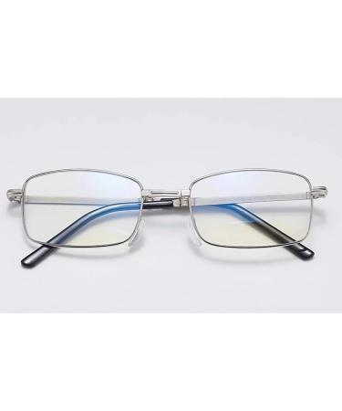 NYASAA Folding Reading Glasses - Portable Blue Light Blocking Mini Readers for Men & Women - Silver 1.00x - Buy Online on GoSupps.com