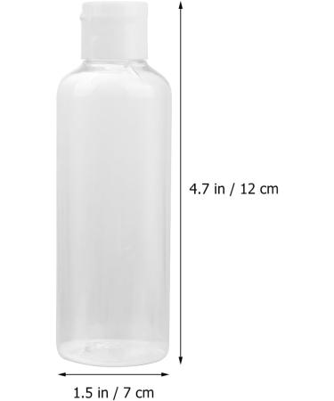 Beaupretty 30Pcs Empty Squeeze Bottles Plastic Empty Bottles with Flip Cap Refillable Travel Shampoo Bottles White (100ml) - Buy Online on GoSupps.com