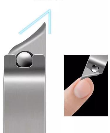 Portable Beveled Nail Clippers 8.1 * 1.4cm/3.2 * 0.3in ergonomic Handle Suitable For Ingrown Nails/thick Nails/hard Nails Practical tool - Buy Online on GoSupps.com