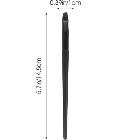 FOYTOKI 3pcs Eyeliner Brush Eyebrow Brush Makeup Brush Ultra Thin Eyeliner Brush Artificial Fiber Black - Buy Online on GoSupps.com