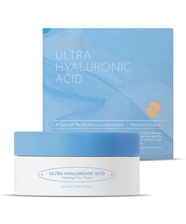 OJRN ORJENA Ultra Hyaluronic Acid Hydrogel Eye Patch 30pairs Under Eye Gel Pads for Dark Circles Wrinkles Fine Line Puffiness