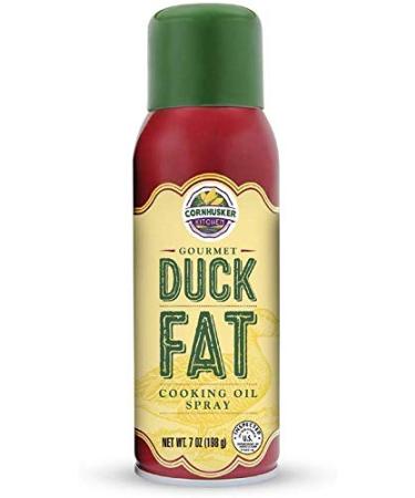 Cornhusker Kitchen Gourmet Duck Fat Spray Cooking Oil - All-Natural Spray Oil - Non Stick Cooking, Baking Butter Spray, Grill Oil Spray - 2 Packs, 7oz