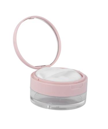 POPETPOP 1 Set Elastic Powder Box Round Makeup Organizer Portable Makeup Case Cosmetic Holder Travel Shell