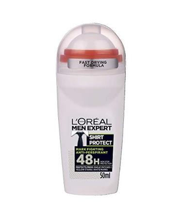 L'Or al Paris Men Expert Shirt Protect Roll-On 50ml - Antiperspirant Deodorant - Buy Online on GoSupps.com