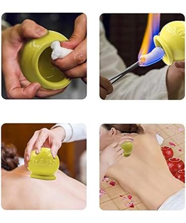Vejia 10-Part Ceramic Cupping Set for Massage Therapy - Chinese Cupping Cups for Home & Beauty Salon Use - Buy Online on GoSupps.com