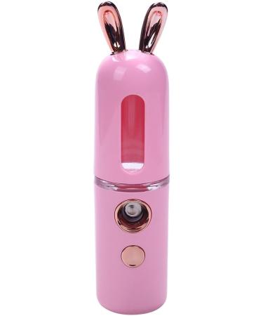 Joselin New Mini USB Rechargeable Nano Hydrator Sprayer Women Beauty Instruments Home Use Humidifier Face Steamer Easy to Use Pink - Buy Online on GoSupps.com