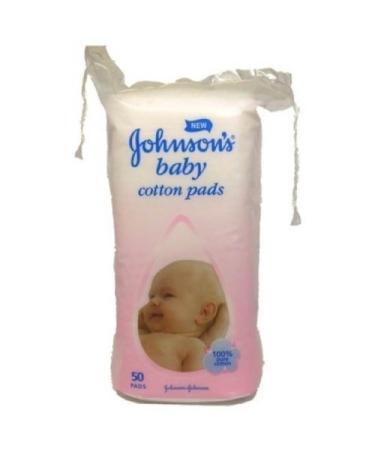 Johnson's Baby Cotton Pads - Pack of 50 50 Count (Pack of 1) - Buy Online on GoSupps.com
