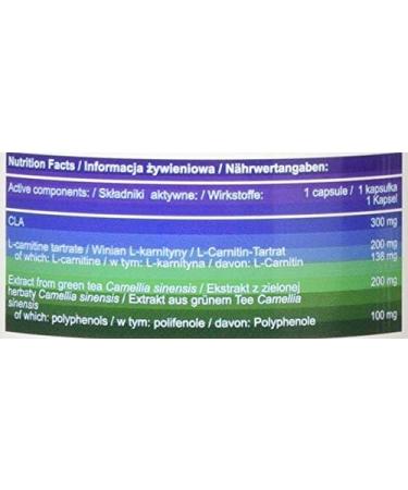 Allnutrition Cla + L-Carnitine + Green Tea 120 Cap - Ultimate Fat Burning Supplement - Buy Online on GoSupps.com