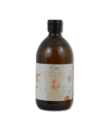 Pure Cold Pressed Castor Oil Vegan Hexane Free BP Grade Non-GMO 500ml PET Bottle Castor 500 ml (Pack of 1)