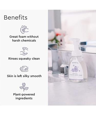 Puracy Foaming Hand Soap Refill - Lavender & Vanilla Scented - 98.6% Plant-Based - Sulfate-Free - 48 oz - Buy Online on GoSupps.com