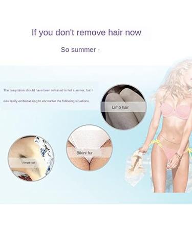 Buy Portable IPX4 Waterproof Women's Electric Razor - Painless Hair Removal for Face Body Legs & Bikini Zone - Purple - Buy Online on GoSupps.com