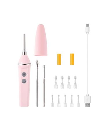QIYUDS Ear Wax Removal Endoscope 3.9mm WiFi Ear Wax Removal Endoscope 5MP 1920P FHD Ear Scope Camera with 6 LED Lights Portable Visual Ear Wax Cleaner Tool for Adults Kids & Pets (Color : Pink)