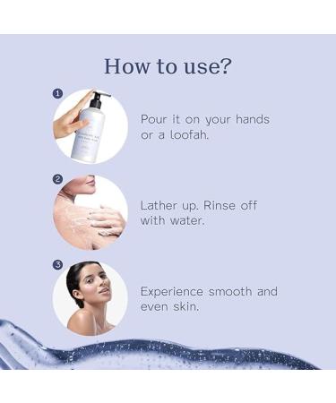 ARA_TA 1% Salicylic Acid Body Wash - Exfoliating Body Shower Gel for Acne & Bumpy Skin | 300ml | All Skin Types | Deep Cleansing - Buy Online on GoSupps.com