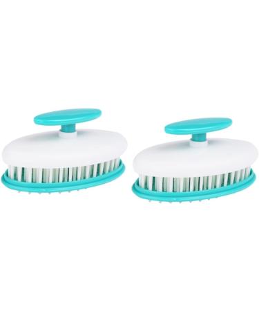 Magiclulu Scalp Massager Hairbrush - 2-Pack Shampoo Brush for Hair Washing & Scalp Care - Green - Buy Online on GoSupps.com
