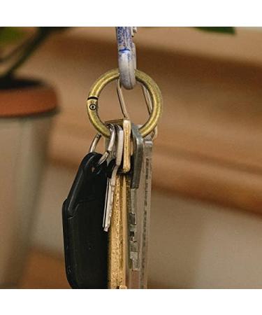 BESSTUUP 6pcs Spring Snap Hook Zinc Alloy Ring Clip - Handbag Shoulder Strap Keychain Keyring for Climbing - Bronze - Buy Online on GoSupps.com