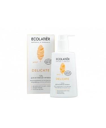 Natural cosmetics DELICATE intimate hygiene gel with organic lotus extract. 250 ml 4620046171524
