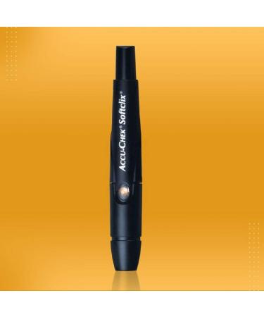 Softclix Lancing Device with 25 Lancets - Painless Blood Glucose Testing - Buy Online on GoSupps.com