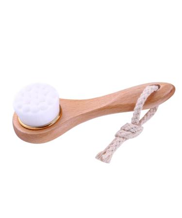 1PC Bamboo Charcoal Facial Cleansing Brush - Manual Pore Exfoliation & Makeup Removal - Buy Online on GoSupps.com