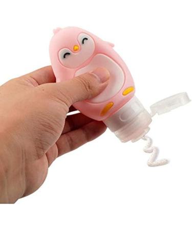 Longsing Silicone Travel Bottles - Shampoo Conditioner Lotion & Cosmetics - Leakproof & Durable - Ideal for Travel (Rosa) - Buy Online on GoSupps.com