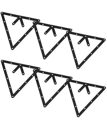 VGEBY 6Pcs Billiards Triangle Ball Rack & Holder | Pool Cue Accessory for Billiard Table | Magic Ball Rack for Perfect Positioning - Buy Online on GoSupps.com