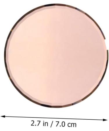 WOONEKY Nail Art Supplies Manicure Pallet Mirror For Mixing Colors - Buy Online on GoSupps.com