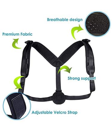 SheraF Back support Back Posture Corrector Prevent Slouching Relieve Pain Posture Straps Clavicle Support Adjustable Posture Corrector back Posture corrector lofty ambition - Buy Online on GoSupps.com