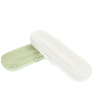 DOITOOL Electric Tooth Brush Electronic Tooth Brush 2pcs Electric Toothbrush Case Outdoor Toothbrush Case Toothbrush Organizer Electric Tootbrush Electric Toothbrushes