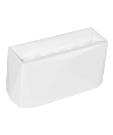 Mikinona 6 Tweezers Display Stand Tweezers Stand Lash Extension Holder Show Rack with Cover Eyelash Tweezers Scraper Storage Stand Tweezers Rack Tweezers Organizer Lash Tools White Plastic 15x6.2cm