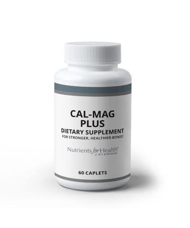 Rawleigh Cal-Mag Plus: 60 Caplets - Bone Health Supplements with Calcium Magnesium Vitamin D3 and Phosphorus for Men and Women for Stronger healther Bones Joint Support and Better Muscle Strength