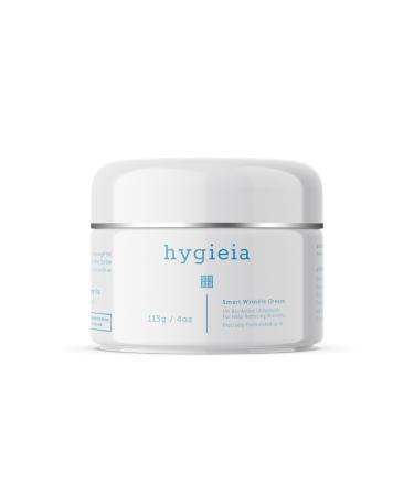 Hygieia + Smart Wrinkle Cream | Liposomal Anti-Aging Face Moisturizer with Bio Active 1% Idebenone Retinol (Vitamin A) Hyaluronic Acid | Deeply Penetrating Hydration for Fine Lines & Wrinkles | 4 oz