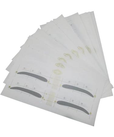 FOMIYES 24 Pcs 48 Eyebrow Makeup Tools Eyebrow Card Eyebrow Template Sticker Stencil Eyebrow Trimming - Buy Online on GoSupps.com