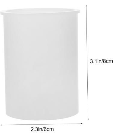 STOBOK 2pcs Candlestick Mold Concrete Pillar Mould Decorative Trays Candle Making Resin Molds Wax Candle Molds Candle Making Molds Jewelry Silica Gel White Candle Holders 3D Whitex2pcs 8X6cmx2pcs - Buy Online on GoSupps.com