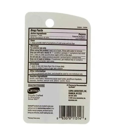 Carmex Classic Medicated Lip Balm 0.35 oz - Soothes & Protects Lips - Buy Online on GoSupps.com