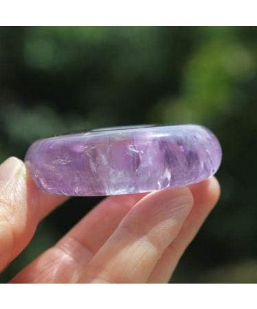 5216mm Amethyst Quartz Natural Crystal Circle Carved74g ningxiao - Buy Online on GoSupps.com