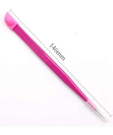 2 Pcs Metal Nail Tweezers Set for Precision Nail Art - Straight Tip Nipper Clippers with Silicone Pressing Head - Buy Online on GoSupps.com