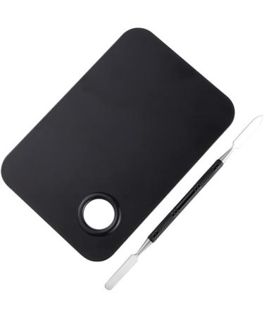 Nail Art Mix Palette Stainless Steel Cosmetic Makeup Palette Spatula Tool for Mixing S Swatches - Buy Online on GoSupps.com