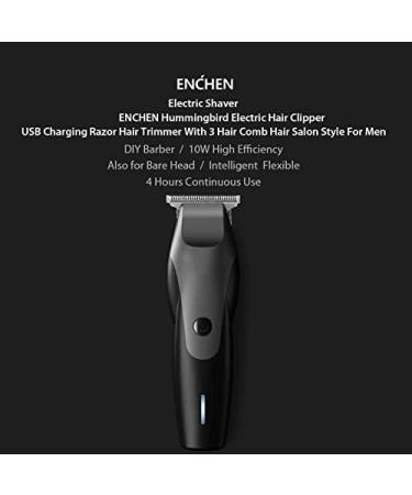 Professional Hummingbird Electric Hair Clipper - Rechargeable Cordless Low Noise Hair Trimmer with 3 Combs for Salon Quality Haircuts - Buy Online on GoSupps.com