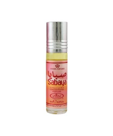 Al-Rehab SABAYA |CPO-6ML/0.2 Oz| Sweet Floral woody musky powder & Flowers Mini perfume oil roll on collection Sabaya 0.2 Fl Oz (Pack of 1) - Buy Online on GoSupps.com